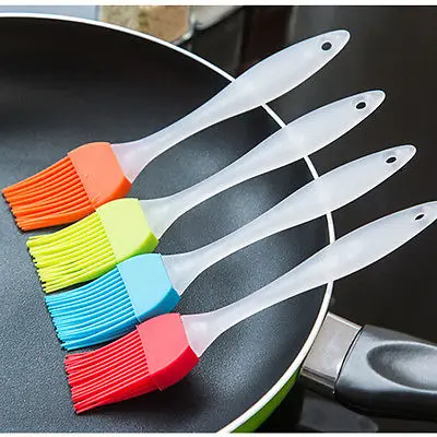 1X Silicone Cleaner Brush kitchen wash tool Bread Pastry Tool Oil Basting Color sent by random | Дом и сад