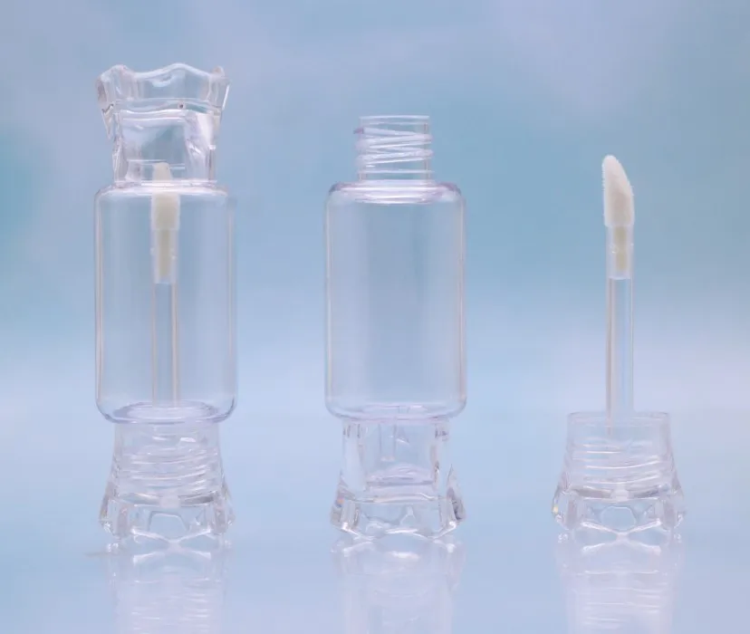 

10/30/50/100pcs Clear Candy Shaped Cosmetic Lipstick Refillable Bottle,Cute Portable Lip Gloss Tube,Plastic Empty LipglossBottle