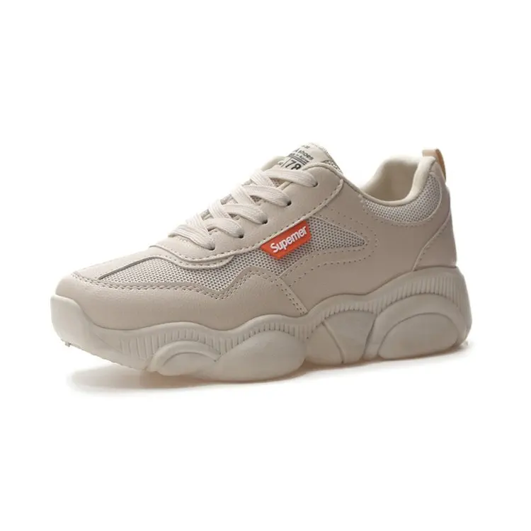

Trendy Women Sneakers Thick Sole Ladies Platform Shoes Web Celebrity Chunky Dad Sneakers Chaussures Femme Buty Damskie