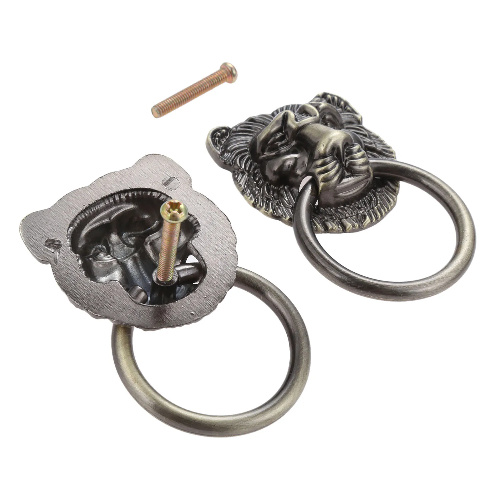 Деревянная ручка для мебели старинная китайская деревянная коробка с головой