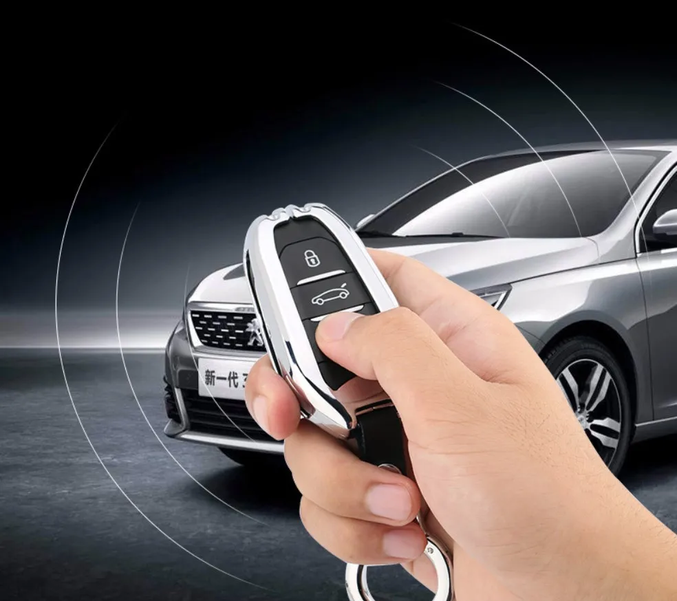 Чехол для автомобильного ключа Чехол-держатель Peugeot 2008 3008 301 508 408 Citroen Elysee C4L C3-XR DS6