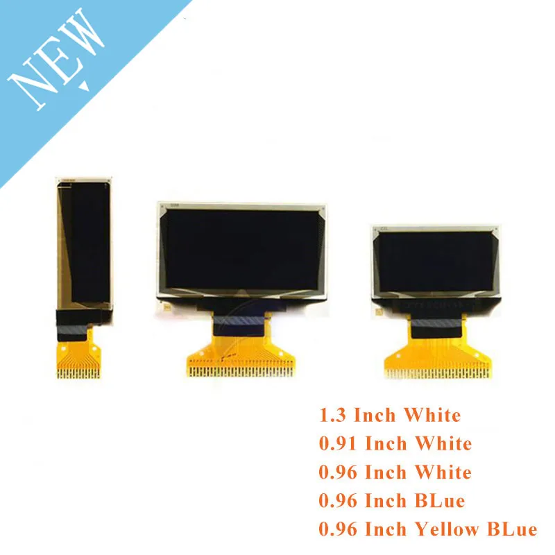 0 91 96 1 3 дюймовый OLED дисплей ЖК белый синий модуль дисплея Oled 128x32 128X64 SSD1306 SH1106 для