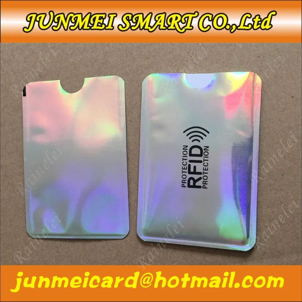 10 шт RFID экранированная красочная Блокировка втулки карты 13 56 mhz IC карта защиты NFC