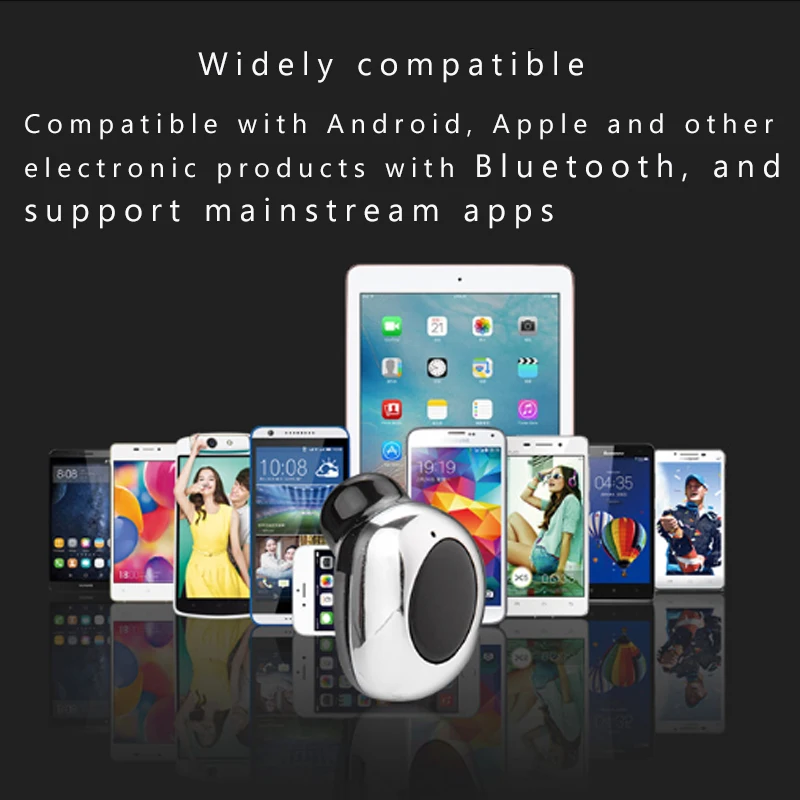 Мини Bluetooth-гарнитура JINSERTA портативные беспроводные невидимые наушники для