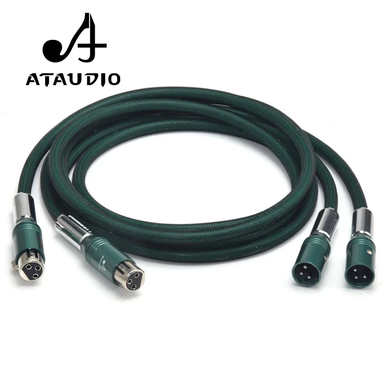 Кабель ATAUDIO с посеребренным Hi Fi XLR end 2 кабель типа Папа мама|Кабели VGA| |