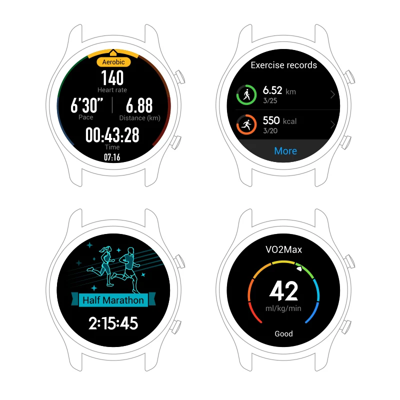 Huawei часы GT спорта | классический gps Smartwatch w/1 39 &quotAMOLED Экран 2 недели Срок службы