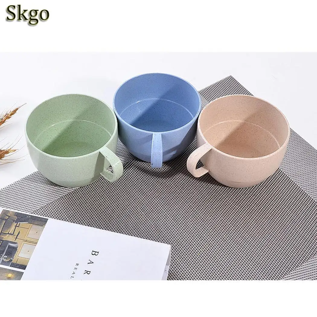 200 мл студент Чашки Простой пшеничное волокно инновационные воды чашка для кофе