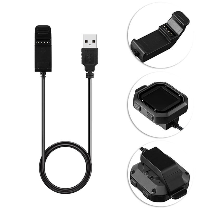 Новый зарядный кабель 1 м для Edge 20 GPS велосипедный измеритель Garmin 20/25 верховой езды