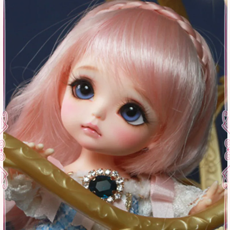 1/8 шарнирная кукла BJD/SD модная Милая желтая Веселая с глазами для маленькой
