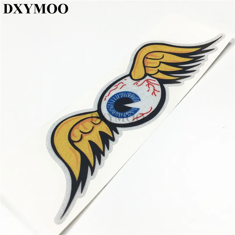 Funny Bloody Eyeball Car Sticker Evil Eyes Reflective 3M Motorcycle Helmet Decal Vinyl for von dutch | Автомобили и мотоциклы