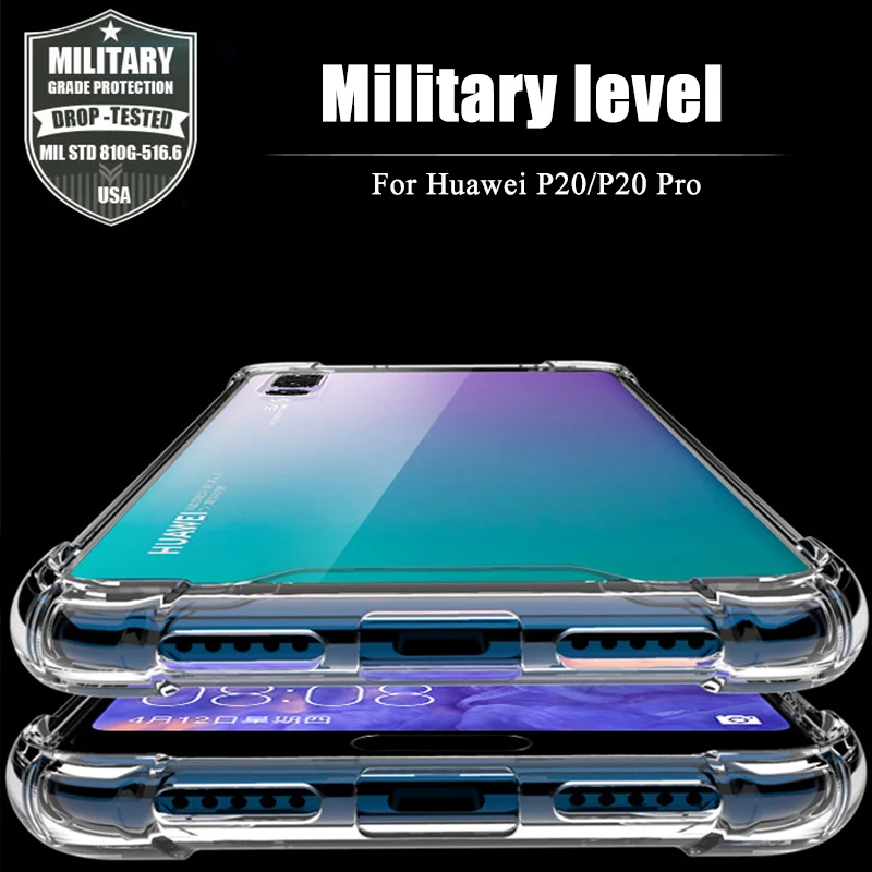 Clear Anti-knock TPU Soft Case For Huawei P20 Lite Mate 10 Pro 20 Nova 3i 3 Transparent Back Coque Honor 9i 9 lite Capa |