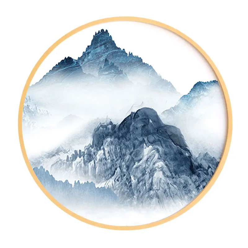 Классический китайский стиль домашний пейзаж живопись современный твердой