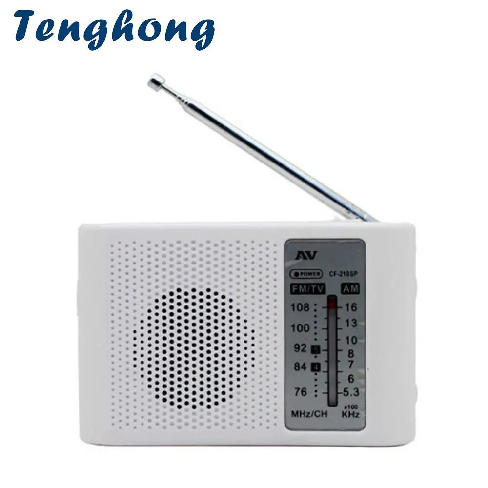 Tenghong портативный мини FM AM радио динамик двухдиапазонный карманное приемник