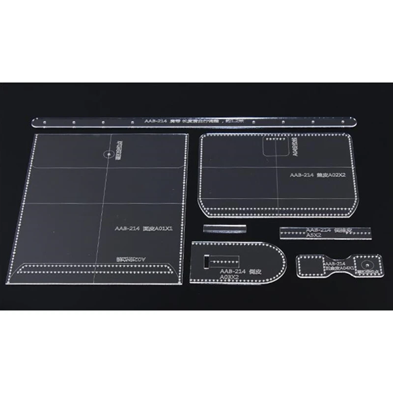 1 набор акриловых шаблонов лазерной резки для самостоятельной работы с одной