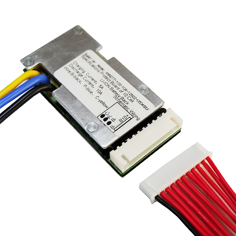Маленький размер 36V 10A литиевый аккумулятор BMS PCM для 10S 10Ah-15Ah Lipo/LiMn2O4/LiCoO2 батарея с