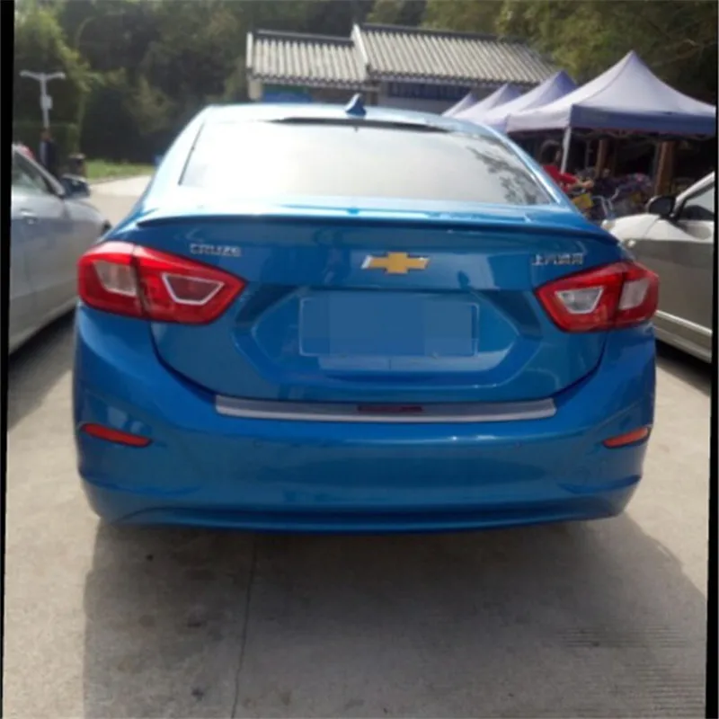 Для 2017 спойлер Cruze ABS материал заднее крыло автомобиля разрисованный цвет задний