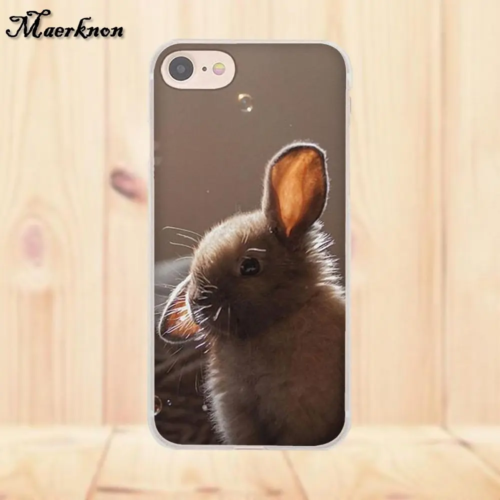 Maerknon Bunny Animal For Xiaomi Redmi 4 3 3S Pro Mi3 Mi4 Mi4i Mi4C Mi5 Mi5S Mi Max Note 2 Soft TPU Phone Cover Case Coque | Мобильные