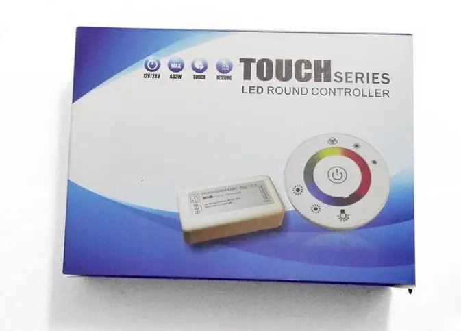 Сенсорный контроллер RGB DC 12 В 24 18 А беспроводной светодиодный RF сенсорная панель