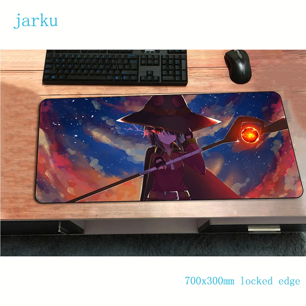 Коврик для мыши megumin 700x300x2 мм игровой коврик аниме властный офисный notbook