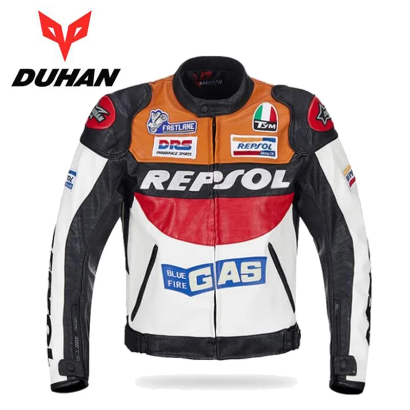 Модные гоночные мотоциклетные куртки 2021 мотоциклетная куртка GP REPSOL кожаная из