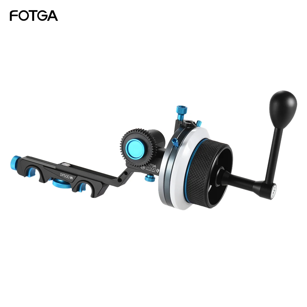 FOTGA DP500III комплект для непрерывного изменения фокусировки FF A/B с жесткой остановкой и рукояткой скорости 0,8 м набор передач для 15 мм штанги для установки видеопленки
