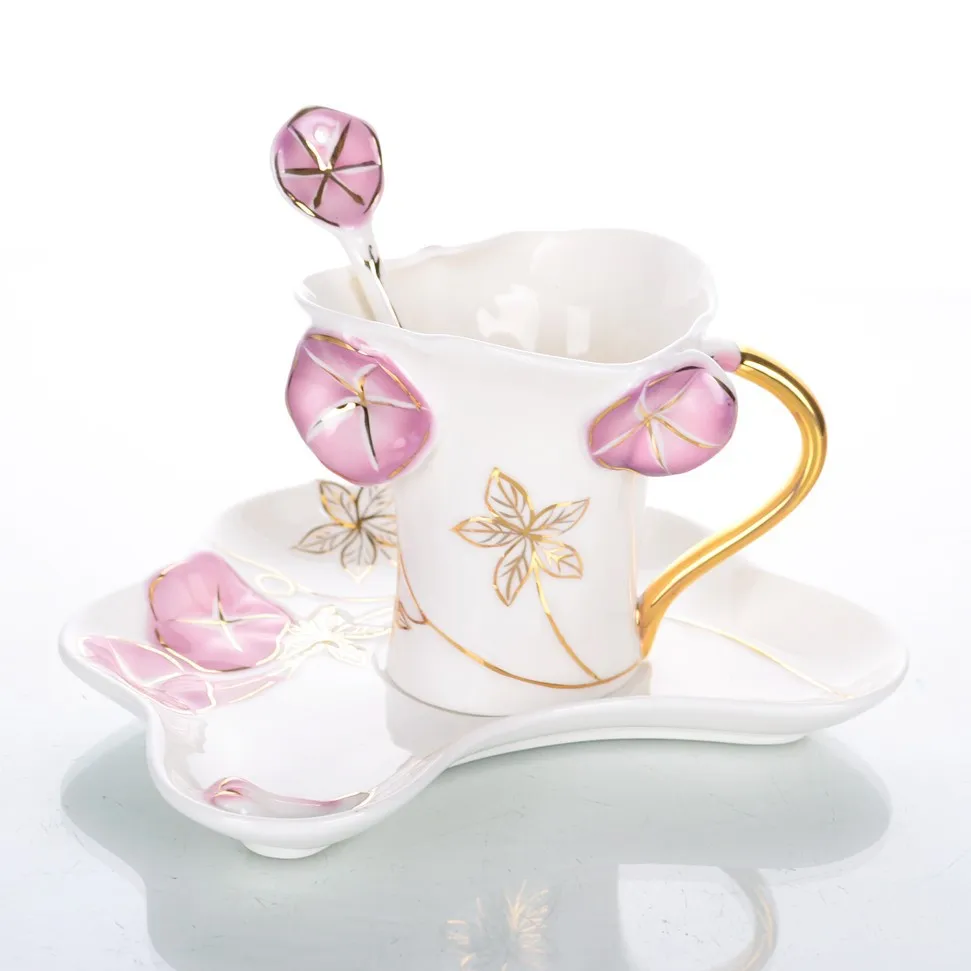 Изысканная китайская характерная Подарочная чашка фарфоровая эмалированная