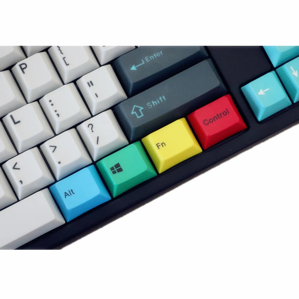 В наличии cmyk pbt keycap Вишневый профиль 9 ключ краситель подложки Keycaps Fit cherry MX Switches |