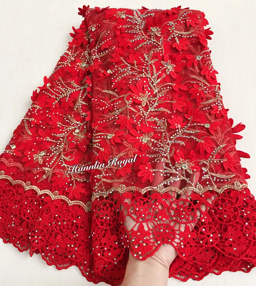 Белое золото высокого качества тюль кружева африканского французское кружево