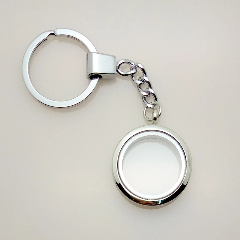 10 шт. 30 мм Магнитные открытые Плавающие Стеклянные брелоки|keychains for car keys|ringkeychain