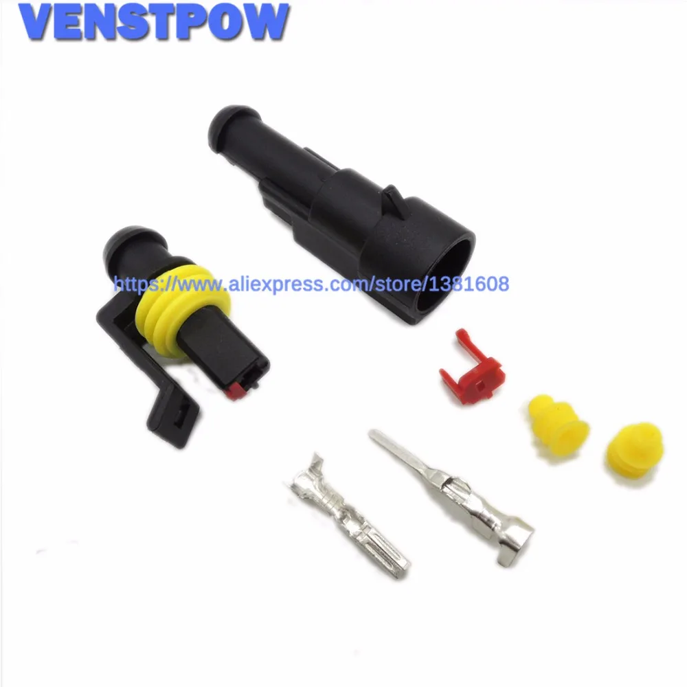 5 комплектов 1 комплект pin Way Female Male Super seal Waterproof Electrical Wire разъем автомобильной