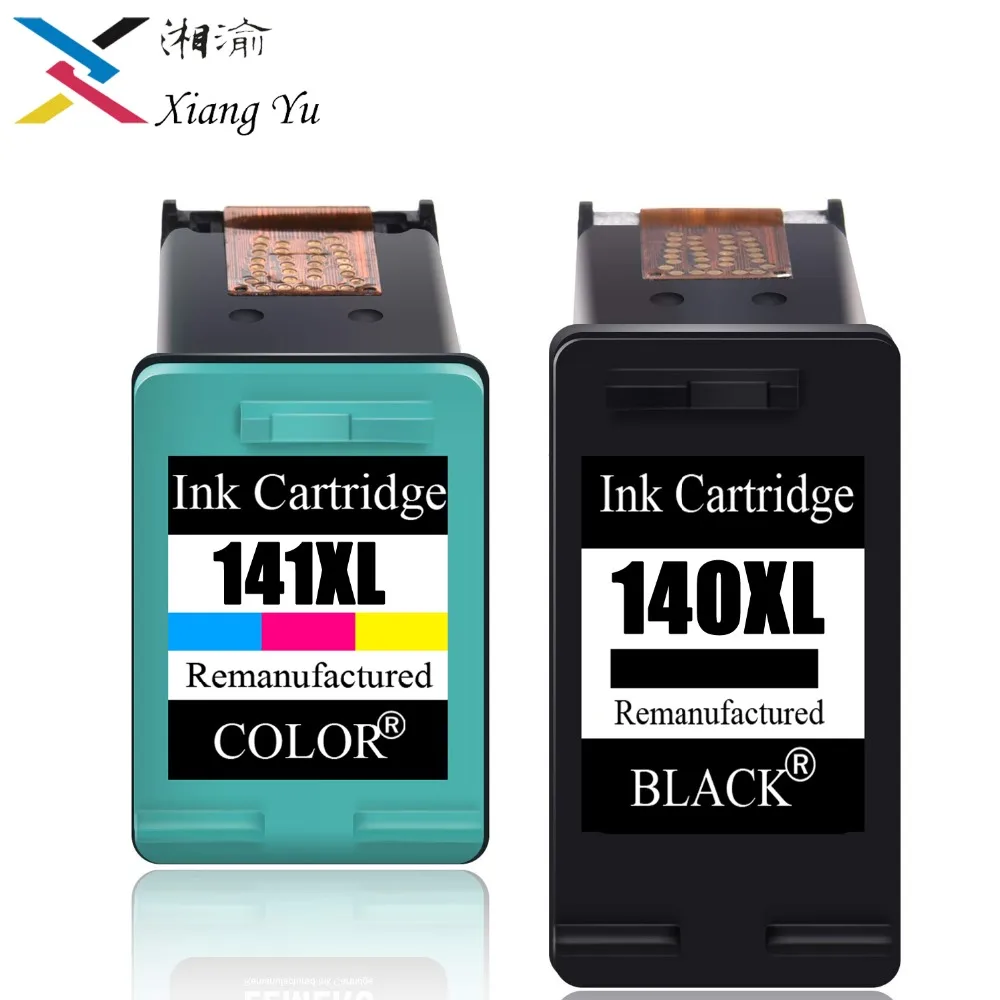 2PK 140 141XL заправленный картридж Замена для hp/HP 141 hp140 Photosmart C4283 C4583 C4483 C5283 Deskjet