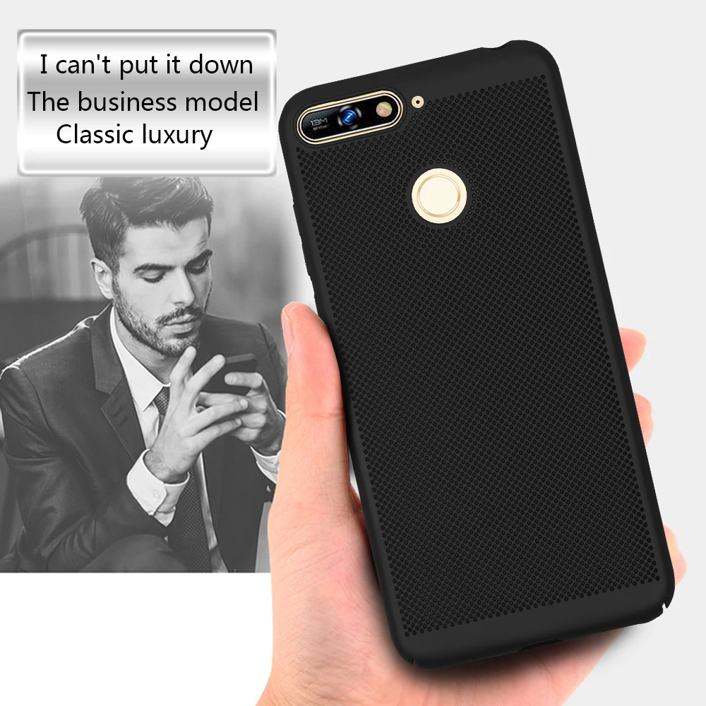 Отвод тепла Чехлы для huawei Y6 Prime 2018 Y9 Y7 Pro Y5 ii Y3 2017 Honor 7C 7x 7A 6A 10 8 9 Lite играть 6X V10 вид