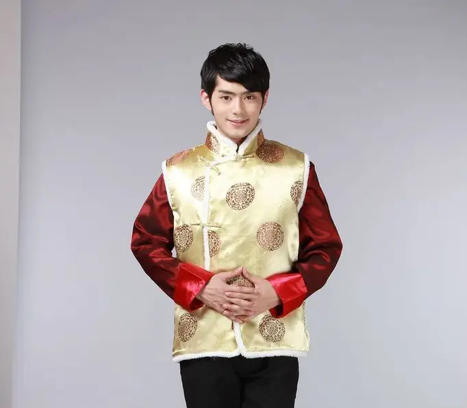 Shanghai Story Ethnic Clothing chinese traditional clothes vests for men jackets 4 color | Тематическая одежда и униформа