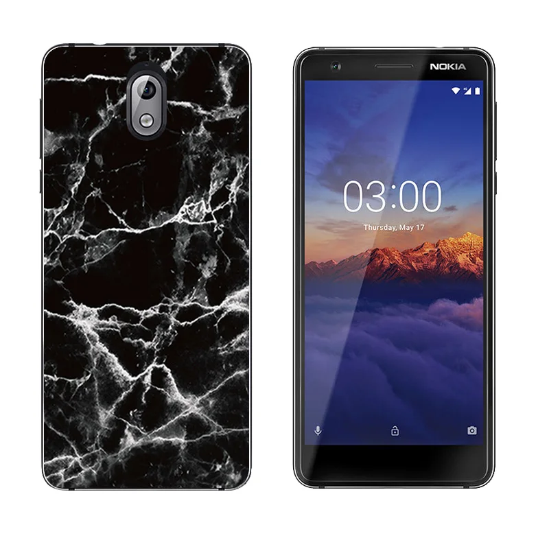 Чехол для Nokia 3 1/3 2018 5 2-дюймовый Мягкий чехол из ТПУ 1 TA-1063 TA-1057 защитный с принтом