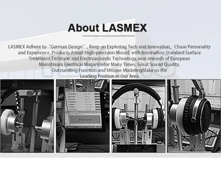 Немецкий дизайн Lasmex L-90 HiFi наушники стерео профессиональные закрытые монитор наушники с микрофоном/1,2 м+ 3 М аудио кабель