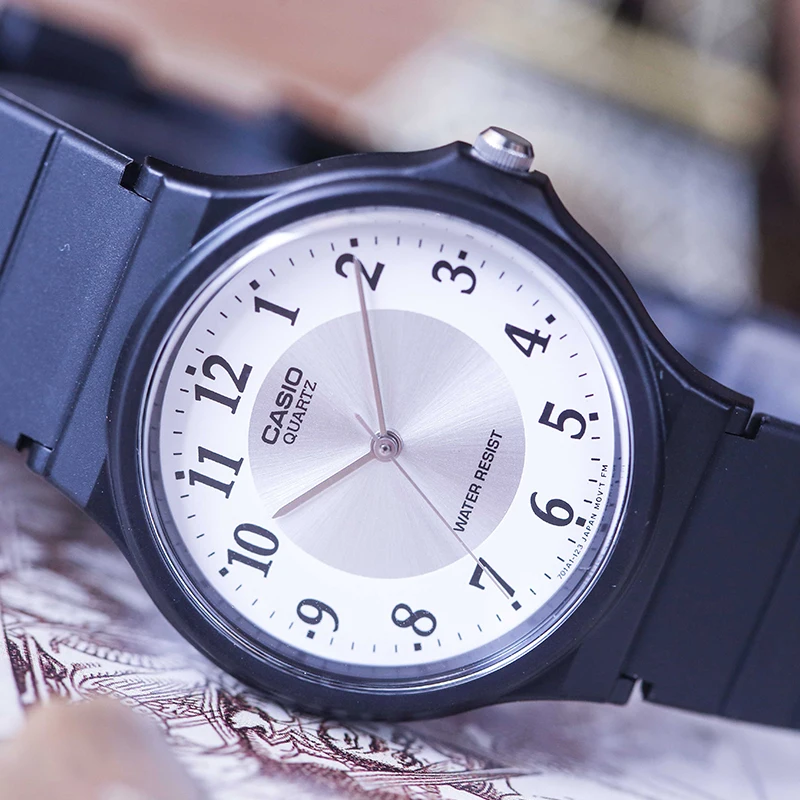 Мужские и женские маленькие кварцевые часы Casio MQ 24 7B3|Кварцевые мужские часы| |