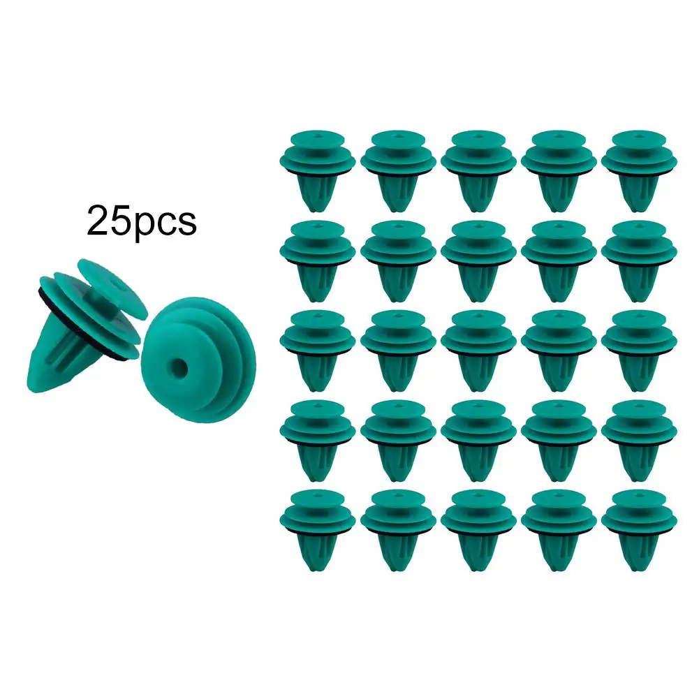 25 шт. автомобильная дверная Пряжка пластина для переднего бампера зеленая Toyota