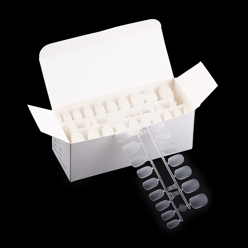 

300Pcs/Case 0.1mm Extra Thin Clear Nail Tips 10 Sizes Full Cover False Round Nail Art Tips 10sets A0470