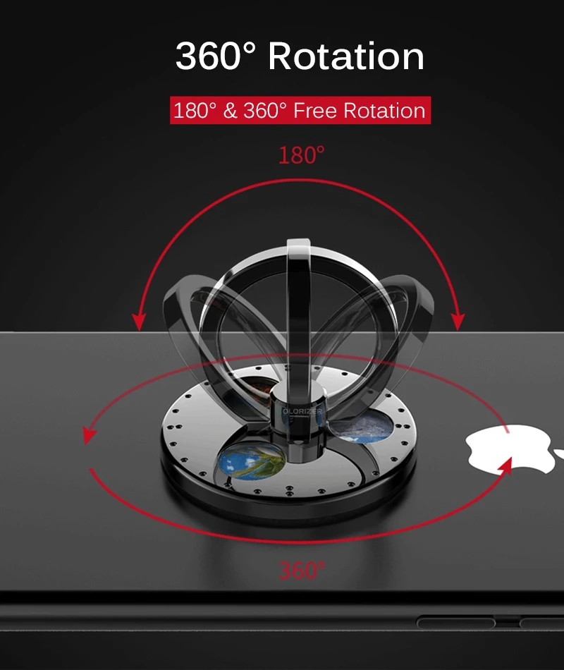 Гироскоп палец кольцо держатель ручной 360 градусов Спиннер вращающийся металлическое кольцо-держатель мобильного телефона Стенд кронштейн для iPhone samsung