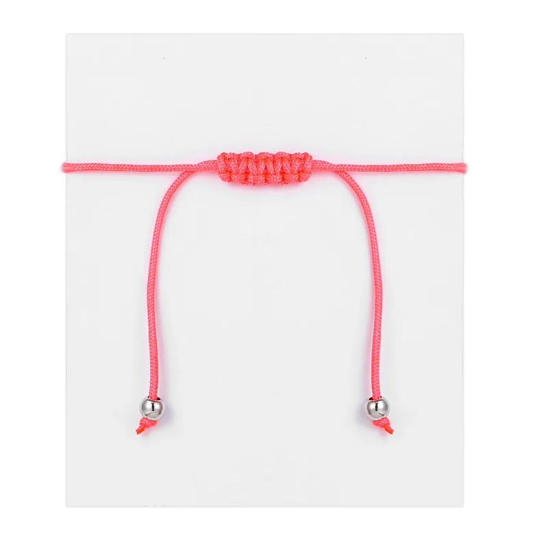 1 шт. регулируемые плетеные браслеты на цепочке подарок для девушек женщин