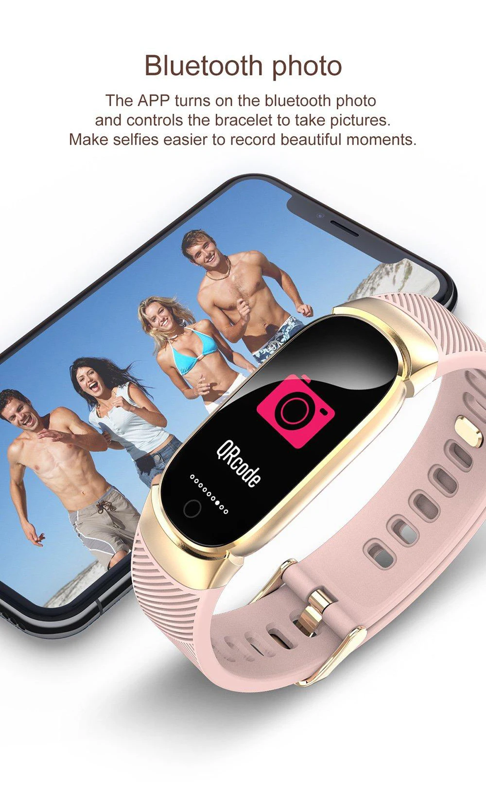 QW16 Смарт часы Сфигмоманометр браслет сердечного ритма с шагомером Bluetooth
