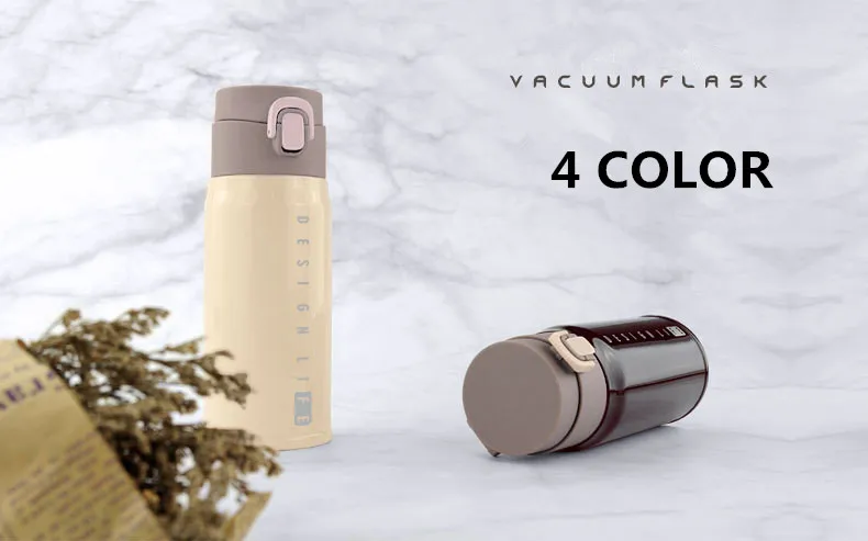 Горячая Распродажа, Bpa-free, 450 мл, нержавеющая сталь, портативный, для путешествий, спорт, термос, фляга, для офиса, автомобиля, для семьи, чай, молоко, кофе, поп, Вакуумная чашка
