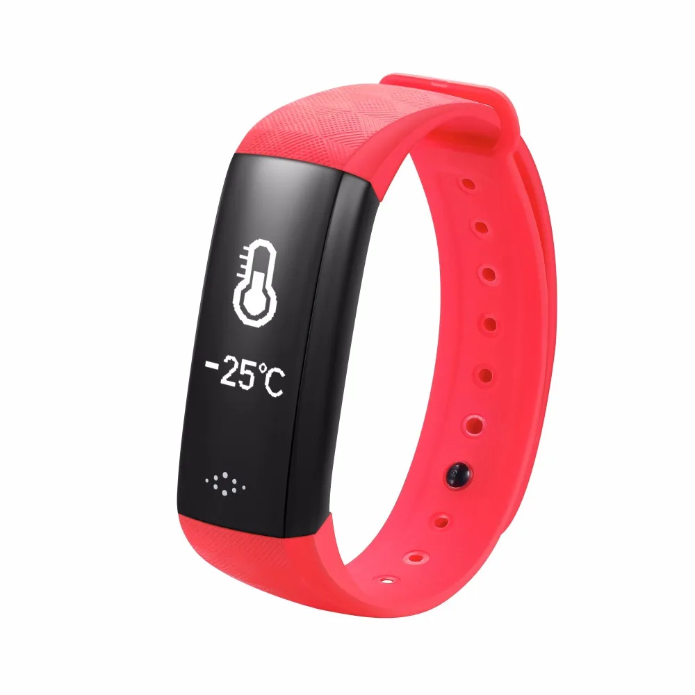 Smartch 0 96 экран Bluetooth smart Браслет band сердечный ритм/измерять кровяное давление умный