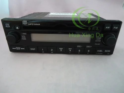 Одноместный CD радио PH 2858W для CRV 39100 SWA H010 M1 MP3 WMA AM/FM AUX тюнер|cd guitar|radio t time fmcd radio ford |