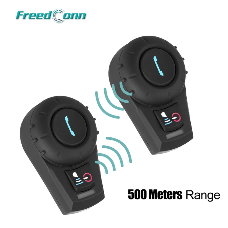 Гарнитура для мотоциклетного шлема FreedConn FDCVB Bluetooth 500 м 2 комплекта|Наушники
