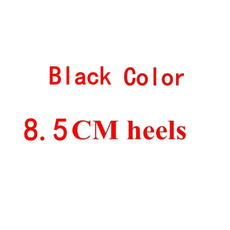 8.5CM Heel Height Новое поступление; цвет черный, белый; сетчатые женские босоножки на высоком тонком каблуке; Calzado Mujer; туфли-лодочки с острым носком; женская обувь для вечеринок; D017A - Цвет: 8.5CM Heel Height