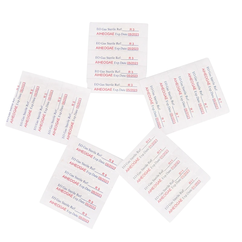 50pcs 3/5/7/9/11R Disposable Sterile Tattoo Tips Nozzle Needle Permanent Makeup Cartridge Needles For Machine Kit | Красота и
