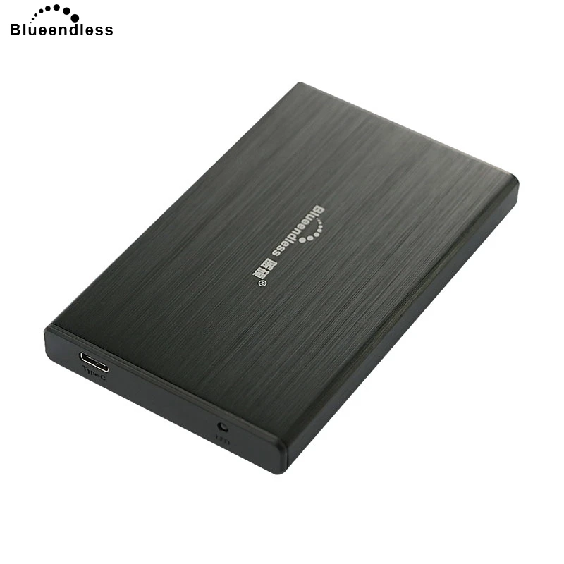 Blueendless 2 5 'внешний корпус Корпус для жесткого диска алюминиевый Sata USB HD Caddy
