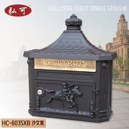 

Continental aluminium panel kan mail villa mailbox mailbox outdoor krant dozen waterdichte tuin