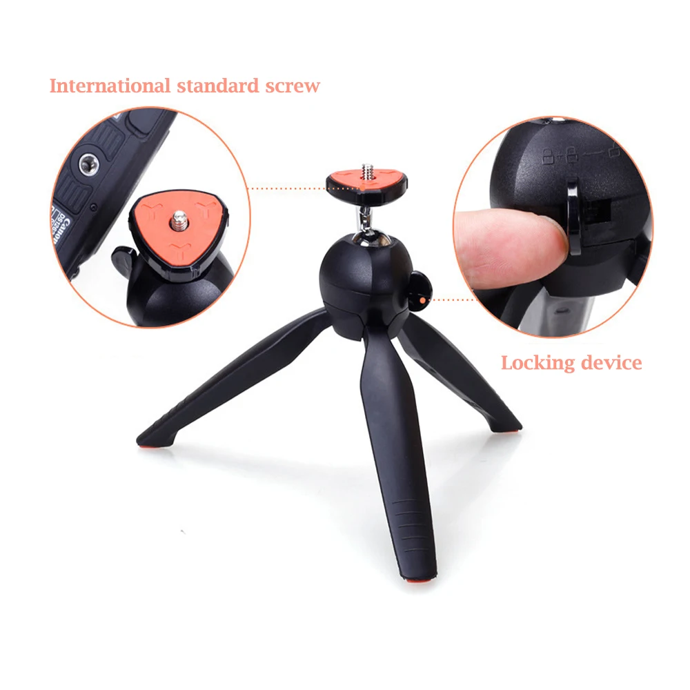 Дорожный штатив + держатель телефона Настольный Штатив для iphone цифровая камера